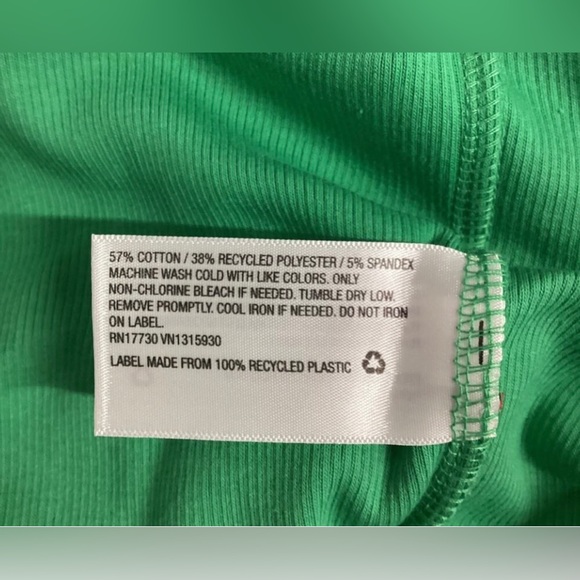 WILD FABLE MINI HALTER RIB GREEN DRESS SIZE X-LARGE / XL / EXTRA LARGE NWT - Picture 4 of 5